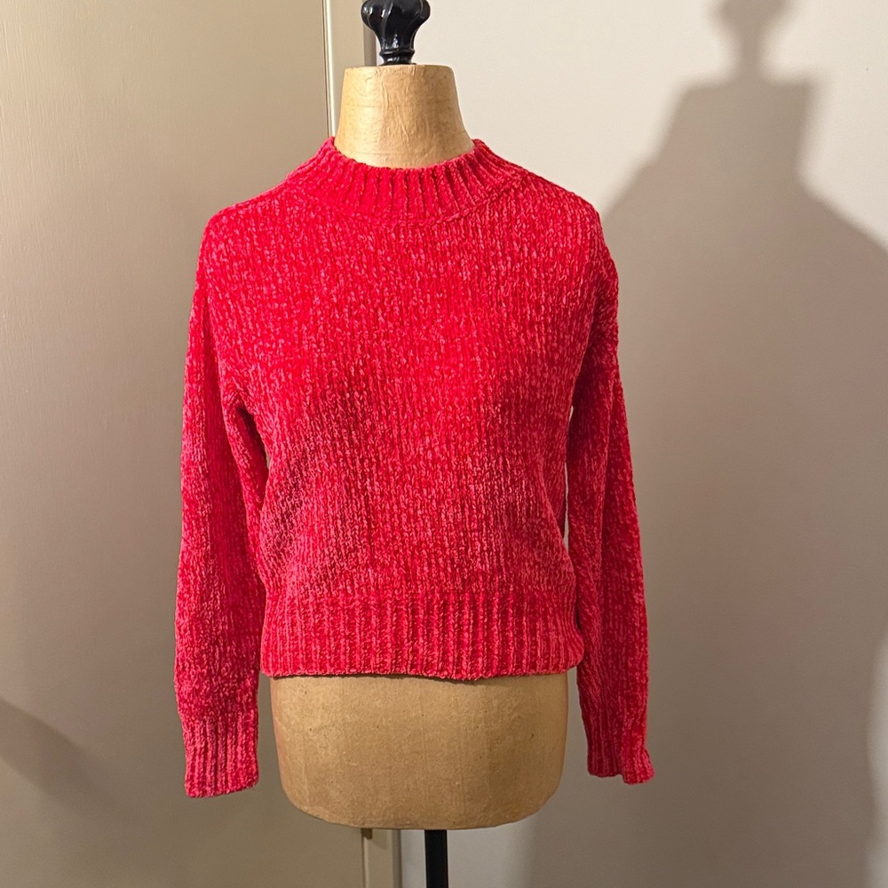 Industry Vibrant Red Women's Crew Neck Sweater